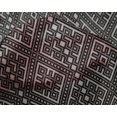 thumbnail image 4 of oneOone Silk Tabby Fabric Ethnic Geometric Flame Stitch Fabric Prints By Yard 42 Inch Wide, 4 of 4