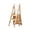 Wood, variant on Luzkey Folding Step Ladder Chair Library Stairs Chair Flower Rack Ladder Stool Shelf Library Steps Bookshelf for Outdoor Bedroom Yard Wood