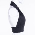 thumbnail image 4 of Femmes Sexy Gilet Licou Creux Sangle Croisée Cou Suspendu Dos Nu Crop Tops, 4 of 6