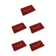 thumbnail image 2 of Baohd Durable And Long-lasting Entrance Mats Non- for Slip For All Seasons For Indoor And Outdoor Polyester Non-Slide Door Mat Butterflies dark red 5Set, 2 of 6