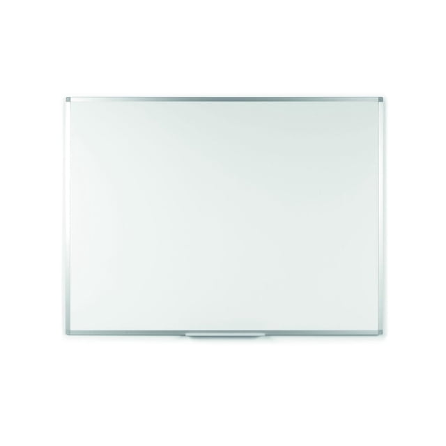 MasterVision Ayda Tableau Magnétique en Acier Effaçable à Sec, 18 Pouces x 24 Pouces, surface Rectangulaire en Acier Blanc avec Cadre en Aluminium Argenté et Plateau à Stylos Ajustable, Doté d'Une surface Magnétique Résistante aux Taches et d'Un Système de Montage à Quatre Coins pour une Utilisation Verticale Ou Horizontale, Convient aux Salles de Classe, aux Bureaux et aux Salles de Réunion.