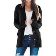 thumbnail image 2 of Pompotops Women's Knit Cardigans Loose Slouchy Oversized Wrap Chunky Pocket Sweaters Coat, 2 of 9