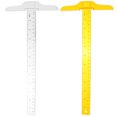 thumbnail image 4 of KAKOWELY 2 Pcs Règles en Forme de T Règle Double Échelle Règle de Mesure en Plastique Outil de Mesure,12.99"X5.91"X0.2", 4 of 5
