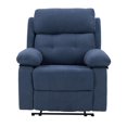 thumbnail image 1 of CorLiving Oren Extra-Wide Soft Fabric Upholstered Indoor Manual Recliner, 1 of 9