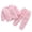 Pink, variant on Gubotare Kid Pajamas Baby Girls' and Toddler Long Sleeve Top and Pants Snug Fit 2 Piece Pajama Sleepwear Set (White,0-3 Months)