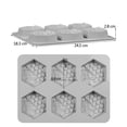 thumbnail image 4 of LSLJS Silicone Baking Molds Silicone Mould 6 Hole Honey Bee Design Soap Wax for Handmade DIY Craft, 4 of 5