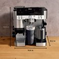 thumbnail image 3 of Ninja Luxe Café Premier Series 3-in-1 Espresso Machine with Grinder – Silver – Used – Tested & Guaranteed, 3 of 10