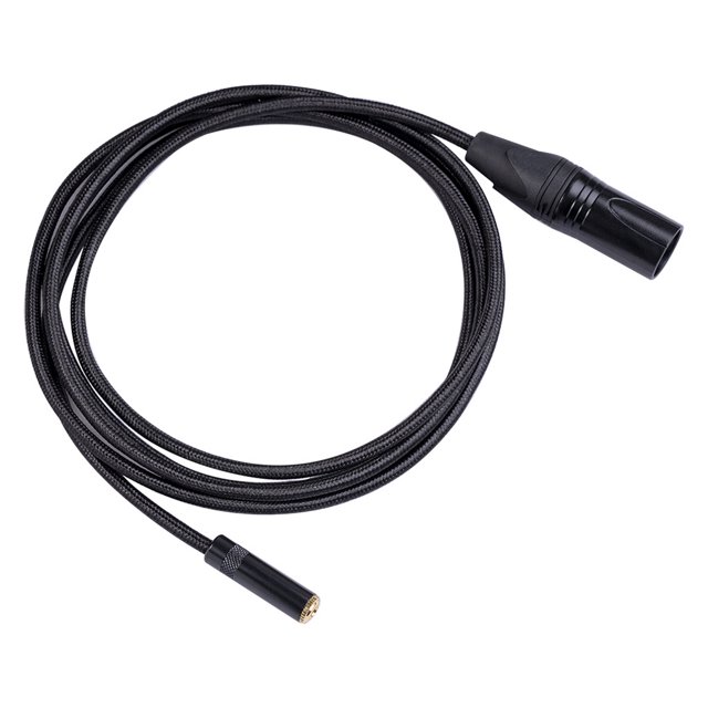 serony Dual Shielded Audio Cable Wear-resistant Plug Adapter Video Camera Switch Home Supplies for Smartphone Microphone Music Player 2m