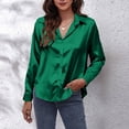 thumbnail image 1 of TIMIFIS Chemise Boutonnée pour Femme Décontractée à Manches Longues Coupe Ample à Col en Lin Blouse de Travail Hauts Automne, 1 of 7