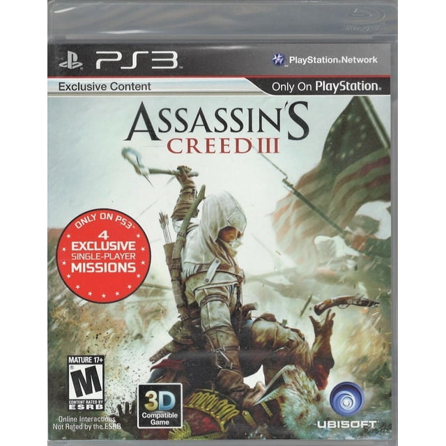 Assassin''s Creed III PS3 (RE-Sealed US Version) PlayStation 3