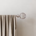 thumbnail image 2 of Mainstays 1/2" Nickel Macey Cage Adjustable Curtain Rod Set, 48"-84", 2 of 6