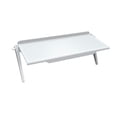 thumbnail image 1 of Tablette Supérieure d'Écran Portable Résistante à l'Usure Nouveau Style Brillante Apparence Exquise Usage Professionnel Longue Durée de Vie Étagère de Rangement Blanc Petit, 1 of 6