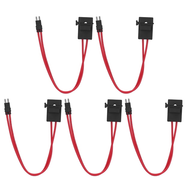 Vehicle Fuse Box Panel Connector, 16AWG Regular Direct Replacement Thin Car Fuse Holder Connector Professional Compact For Automotive Circuit ACL L 29.2mm,ACT M 19.1mm,ACK S
