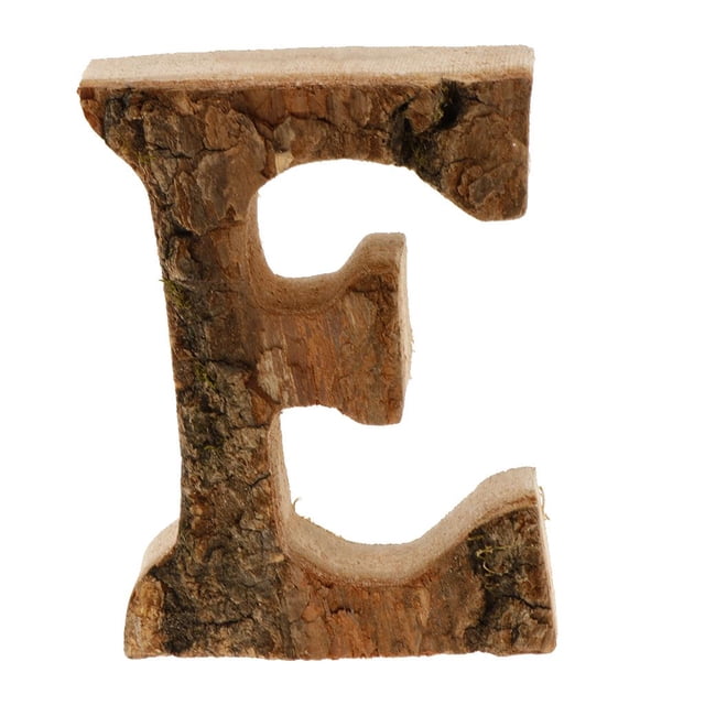 Abbracc Handcraved Wooden Letters Door Numbers Alphabet Letter Floating Adress Name E