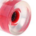 thumbnail image 4 of jinwen 4 Pcs Roues Longboard Lumineuses, Roues de Camion Patin de Nuit, 70 mm, 78 A, Rouge, 4 of 9