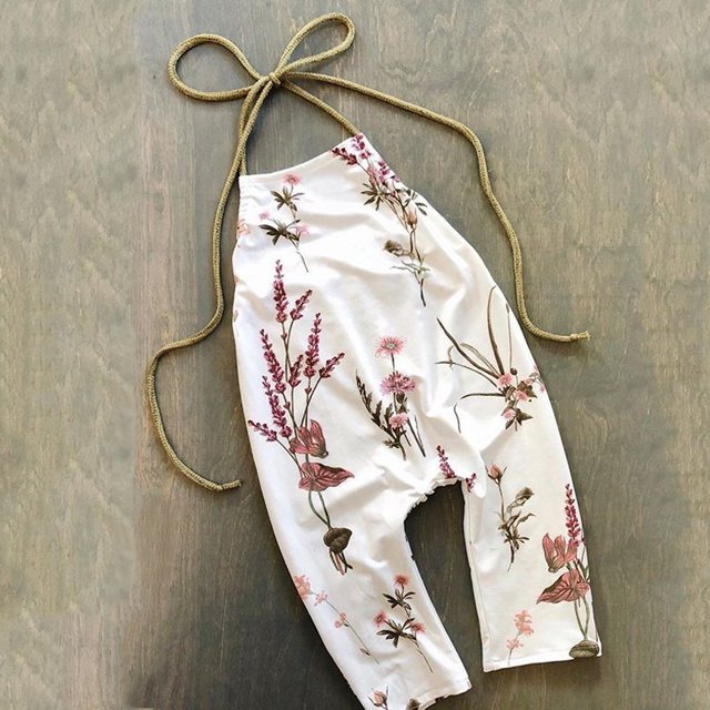 Mode Bambin Bébé Filles Été Fleur Romper Combinaison Tenues Vêtements