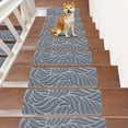 thumbnail image 1 of Aodebiao Non-Slip Stair Treads with Adhesive Backing - Soft Anti-S Carpet Mats for Indoor Steps, Pets & Elderly Safety - Durable Polyester Non-Slip Rug Runner for Home Staircase, 1 of 6