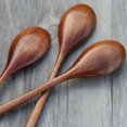 thumbnail image 4 of Luckyn Long Wooden Spoon Korean Style Wood Soup Spoons 30 Pcs, 4 of 9