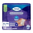 thumbnail image 1 of TENA, Incontinence Underwear for Women, Postpartum and Bladder Control, Overnight Absorbency, Extra Large, 18 Count, 1 of 5