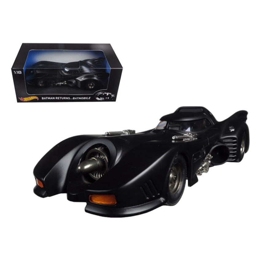 ミニカー MATTEL HOTWHEELS 1/18 BATMAN BATMOBILE Hot wheels Batman Returns Batmobile 1/18 Diecast Model Car