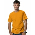 thumbnail image 1 of Hanes Beefy-T Men`s Pocket T-Shirt, M, Gold, 1 of 1