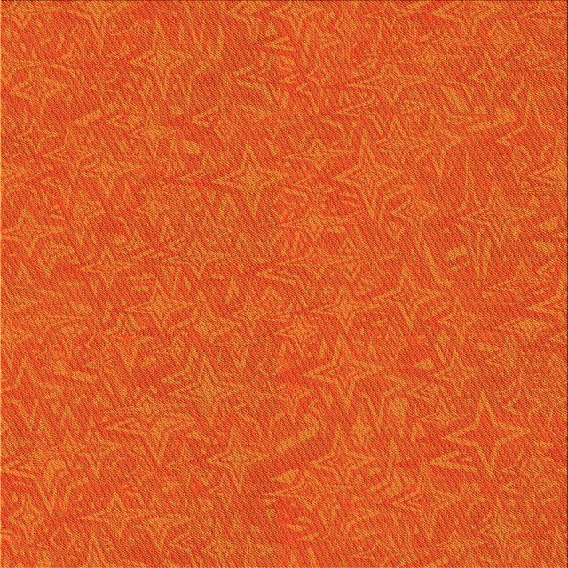 Ahgly Company Tapis d'Intérieur Lavable à la Machine, Carré, Transitionnel, Orange Rouge Orange, Tapis de Zone, 4 Pieds Carré