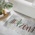 thumbnail image 2 of the US States Design 3 Piece Bathroom Rugs Set - Non-Slip Ultra Thin Bath Rugs for Bathroom Floor - Washable Cotton Bathroom Mats Set, 2 of 8