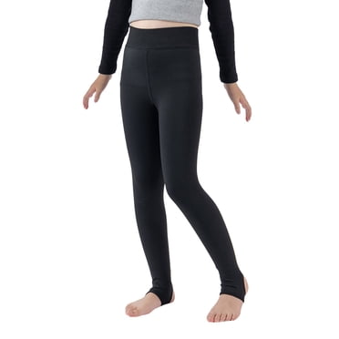 TIWEKE Girls Leggings for Kids Non- Tights Comfortable Stretchy Bottoms Soft Warm Wear for Active Play,Size 3-5 Years