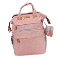thumbnail image 1 of Backpack Diaper Bag Foldable Multifunctional Baby Diaper Backpack with USB Charging Port for Travel, 1 of 7