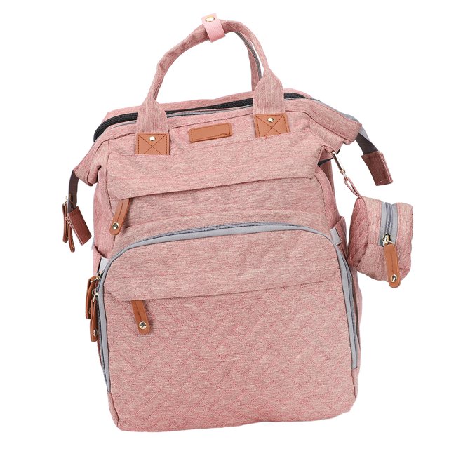 Backpack Diaper Bag Foldable Multifunctional Baby Diaper Backpack with USB Charging Port for Travel