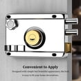 thumbnail image 3 of mmirethe Iron Wear-resistant Insurance Lock House Padlocks Locking Anti-Theft Universal Heavy-Duty Security Gear With Key Right Open with Edge, 3 of 6