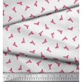 thumbnail image 2 of Soimoi Modal Satin Fabric Dot & Weapon Print Fabric by the Yard 42 Inch Wide, 2 of 3