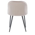 thumbnail image 2 of Chaise d'appoint rembourrée en velours Ayla, 2 of 9