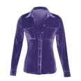 thumbnail image 3 of Timegard Womens Tops Long Sleeve Button Shirts Business Work Casual Tops with Pockets Fall Blouses, 3 of 4