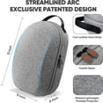 thumbnail image 4 of MesaSe Étui Rigide de Transport au Design SARLAR pour Quest 2/ Elite Strap Edition/Quest, Léger et Portable, Protection, Étui de Voyage Personnalisé, Rangement, Casque de Jeu VR et Manette Tactile Ac, 4 of 7