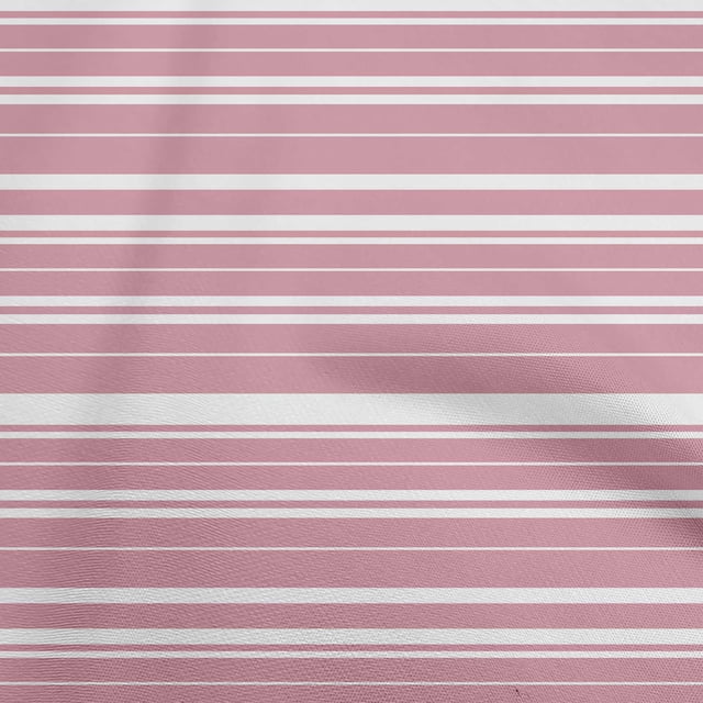 oneOone Viscose Jersey Pink Fabric Stripes Craft Projects Decor Fabric Printed By The Yard 60 Inch Wide