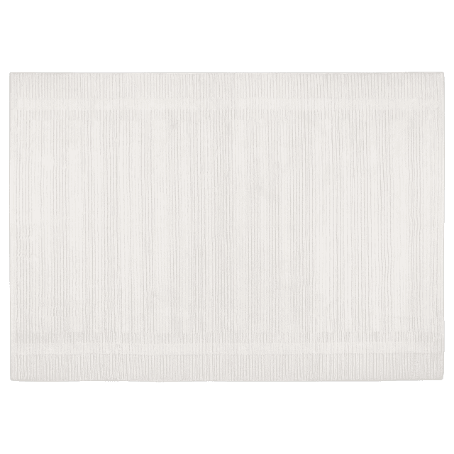 Bouclair White Gibson Cotton Rug 6' x 8'