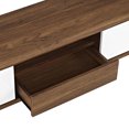 thumbnail image 4 of Modway Envision 59 Inch Entertainment Center TV Stand, Walnut White, 4 of 5