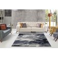 thumbnail image 2 of Ladole Rugs Toronto Sky Gray Micro Polyester Area Rug Carpet in Gray-Ivory (6'5" x 9'5" , 200cm x 290cm), 2 of 4