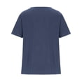 thumbnail image 4 of Birdeem T-Shirt Ample Décontracté d'Été pour Femme à Col Rond, Manches Courtes, à Imprimé Floral, 4 of 12