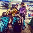thumbnail image 2 of Women Pixie Fairy Beach Scarves Wraps Colorful Soft Fabric Butterfly Wings, 2 of 5