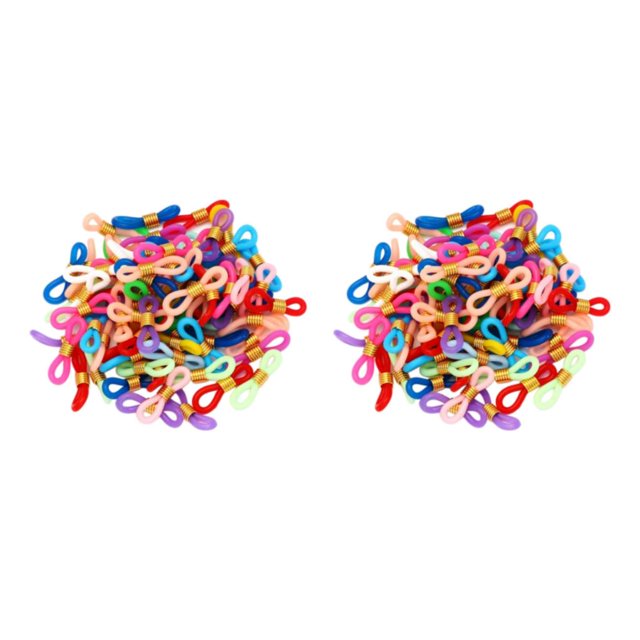 maskred Chaîne Porte-Lunettes à la Mode 50 Pcs Support Boucle Type C 50 Pcs 2Set