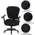 thumbnail image 4 of Office Chair Cover 2 Piece Stretchable Computer Office Chair Covers Universal Chair Seat Covers Stretch Rotating Chair Slipcovers Washable Spandex Desk Chair Cover Protectors, 4 of 6