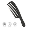 thumbnail image 5 of Wide Tooth Comb Detangling Hair Wide Comb Round Hair Comb Carbon Antistatic Comb, 5 of 5