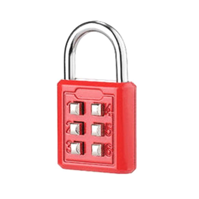 6/8/10 Digit Combination w/ Keys Travel Suitcase Luggage Reset∧ Padlock Bag