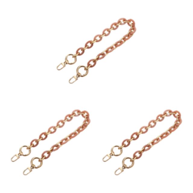 Maytalsory Sac Chaîne Sangles Résine-Fait Accessoires pour Polyvalent Sac à Main Chaîne Sangles Résine Sac Chaînes Bons Cadeaux L204-FS 3Set