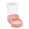 thumbnail image 1 of Distributeur Automatique pour Chat, Automatique, Distributeur de Nourriture pour Animaux, Distributeur d'Eau Rose pour Boire, 1 of 8