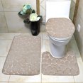 thumbnail image 1 of LSLJS Bathroom Rugs Sets 3 Piece Bathroom Carpet, Super Soft Non Slip Bathtub Carpet and Absorbent Bath Mat, Bathroom Carpet, Plush Bath Mat for Bathroom, 1 of 8