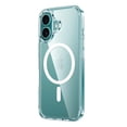 thumbnail image 3 of onn. iPhone 16 Plus Hard-Shell Clear Phone Case, Magsafe Compatible, Scratch Resistant, 3 of 5