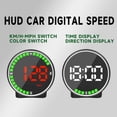 thumbnail image 4 of CEHVOM Car Accessories,HD Car HUD Head Up Display Universal Speedometer Display Speed With Hood Plug And Play Safe Driving Speed Display USB Interface And Car Charger, 4 of 8